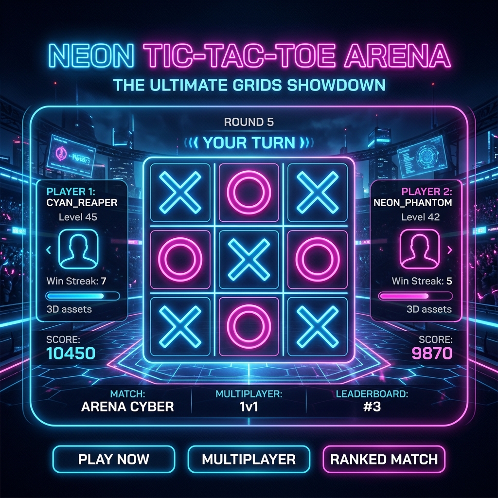 Tic Tac Toe Arena